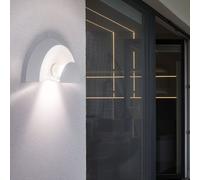 Lampe de Mur Extérieur Projecteur Mural la Maison Étanche Terrasse Glas Acier G9