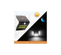 Lampe de mur solaire extérieure de rue de jardin de lumière de capteur de mouvement de l'épi led imperméable