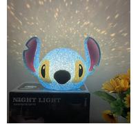 Lampe de nuit à projection de particules Lilo & Stitch, dessin animé Lilo et Stitch, lampe de lecture 3D - APODBZ
