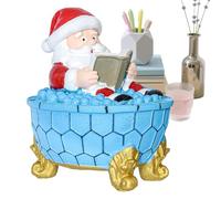 Lampe De Nuit De Noël - Lumière De Bain À Bulles Du Père Noël, Light LED De Lecture Du Père No-ël, Décoration De À Alimentation USB | Lumières De Baignoires En Santas Pour Le Temps De Bains De Vac