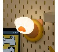 Lampe de Nuit Enfant, LED Poudre Douce Lampe Chats, Contrôle tactile Silicone Lampes de Nuit, 3 Niveau Variable Rechargeable USB Mignon Lampes, de Nuits Décoration Chambre Enfant