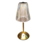 Lampe de nuit, lampe de bureau à barre LED, lampe rétro rechargeable en continu, protection des yeux à intensité variable, veilleuse 3 modes de couleur, lampe de chevet portable, commande tactile for