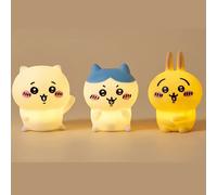 Lampe de nuit LED Chiikawa Anime 2026, Hachiware Usagi Rabbit, décoration de chambre à coucher, cadeau d'anniversaire pour tout le monde, meilleur cadeau jouet B 3 PCS