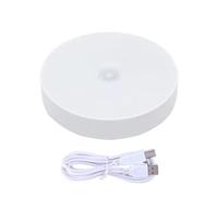 Lampe de nuit LED intelligente à chargement USB avec détecteur de mouvement - Lampe de chevet pour chambre à coucher - Lampe décorative pour tombes - Étoile de croissant - Bougie carrée - Forme