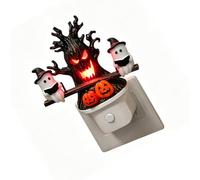 Lampe de nuit murale en forme d ' arbre lumineux, décor à brancher