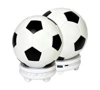 Lampe de nuit portable en forme de ballon de football avec 300 questions de | Haut-parleur extérieur sans fil pour chambre à coucher, salon, maison, bureau, bar, fans de football
