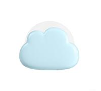 Lampe de nuit rechargeable en forme de nuage avec chargement USB, scintillement et lumière bleue pour chambre d'adulte et enfant et bureau (bleu)