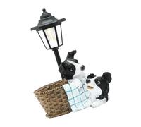 Lampe de paysage à énergie solaire moderne décorative en résine pour jardin, mariage, cadeau de mariage, lumières solaires d'extérieur