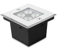 Lampe De Paysage LED Au Sol, Lumières Enterrées Encastrées Extérieures, Projecteur LED De Jardin Carré étanche Ip67, 12v Basse Pression en Acier Inoxydable LED Bien Clai, Cold White, 3 W