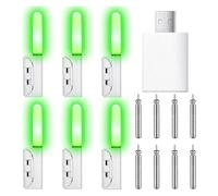 Lampe de pêche à LED avec autonomie de 10 heures - Lumière électronique professionnelle flottante pour les eaux sombres - LED nocturne avec batterie rechargeable pour la pêche à la ligne et une