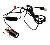 Lampe de pêche LED blanche double rechargeable par USB (A)