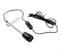 Lampe de pêche LED blanche double USB rechargeable (E)