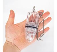 Lampe de pêche LED étanche à double mode pour une utilisation en mer profonde avec éclairage continu et clignotant, taille compacte pour un transport facile et longue durée de vie de la batterie pour