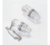 Lampe de pêche LED étanche à double mode pour une utilisation en mer profonde avec éclairage continu et clignotant, taille compacte pour un transport facile et longue durée de vie de la batterie pour