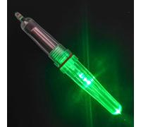 Lampe de pêche sous-marine compatible avec la pêche de nuit, lueur électronique réutilisable avec coque en polyéthylène haute luminosité, résistance à la pression de 250 m, (vert)
