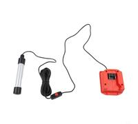 Lampe de pêche sous-marine LED vert clair, IP68 submersible avec 1300 lumens, équipement en eau salée et eau douce pour bar et striper (forDEWALT 20 V-13 W)