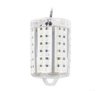 Lampe de pêche submersible IP68 rechargeable par USB avec câble de 10 m 1000 lm double sortie LED pour l'attraction du plancton et l'appât des poissons