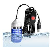 Lampe De Pêche Verte,Éclairage Étanche Portable | Lumière LED Verte pour Attirer Les Poissons De Nuit | pour Piscine Bateau Lac Mer Glace Rivière Dock Kayak Crappie Bass Crevette