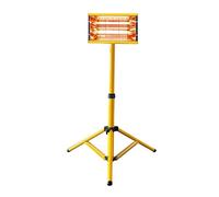Lampe De Peinture À Infrarouge 2000W, Chauffage Portatif, Lumière De Cuisson, Lampe À Infrarouge À Ondes Courtes Relevable, Lampe De Séchage De Peinture For Carrosserie De Voiture