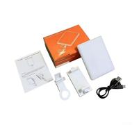 Lampe de photographie avec clip, avec trois températures de couleur et matériau ABS, rechargeable par USB, parfaite pour améliorer les prises de vue dans différents environnements (blanc lampe)