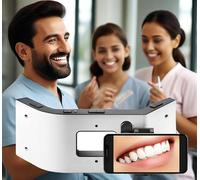 Lampe de Photographie Dentaire Mobile, lumière de Remplissage buccale à LED for dentisterie, Kits de Photographie Dentaire à LED orale, 6000-6500K réglable, avec 20 lumières LED, intens.