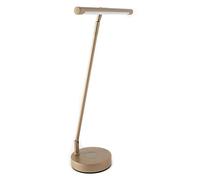 Lampe de piano GEWA/Lampe de pupitre - Capteur tactile - 78 LEDs - 3000 K - 6500 K - Variable - 1200 Lux - Prise de chargement USB - Inclus : adaptateur secteur - Couleur : Or Mat