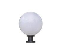 Lampe de pilier électrique/solaire créative boule créative Globe extérieur étanche colonne lumineuse ronde cour jardin villa paysage porte poteau éclairage pelouse voie lanterne Streetli diamètre de