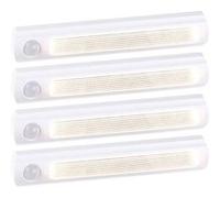 Lampe de placard sans fil à LED avec détecteur - 25 lm - Blanc - x4 Blanc G