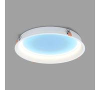 Lampe de Plafond Blue Sky Light, Lampes de Plafond de Puits de Lumière Encastrées, Luminaire de Plafond à Led à Montage Flush, Luminaire de Plafond à Ciel Clair Réglable Pour le Couloir de la Salle d