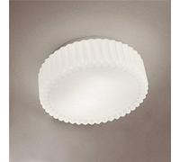 Lampe de plafond de plafond Delta diffuseur en verre blanc E27 Ã˜: 23cm IP44