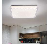 Lampe d'éclairage de plafond à LED cristaux effet ciel étoilé Globo 41339-24