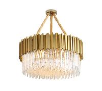 Lampe de Plafond, en Cristal Moderne Luxe Rond du doré Salon Chambre étude intérieure