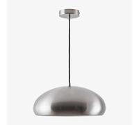 Lampe De Plafond En Métal Hilma Gris Chromé Gris
