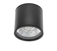Lampe De Plafond Extérieure Intérieure Chloe AR111 Ronde Noir Mat IP65 GU10