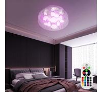 Lampe De Plafond Lampe De Chambre Télécommande Changement De Couleur RGB LED