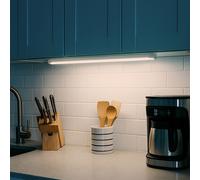 Plafonnier LED sous le plan de travail Plafonnier d'appoint pour meubles Lampe de cuisine sous le plan de travail, 40W 4800Lm blanc neutre, L 116,6 cm