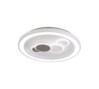 Lampe De Plafond LED Blanche Noire Salon Cuisine Ø60 Cm 3000 K Bureau