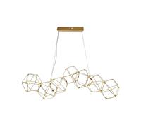 Lampe De Plafond LED En Aluminium Doré Avec Un CRI Élevé H 121 Cm