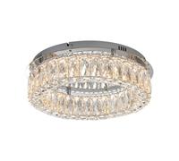 Lampe De Plafond LED En Cristal D: 40 Cm Ronde 3000 K 2800 Lm Dimmable