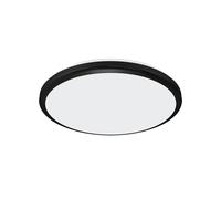 Lampe De Plafond LED Extérieure IP54 Ø 26,5Cm Ronde 4200K 1980Lm Noir Blanc