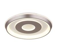 Plafonnier LED, lampe de plafond, éclairage de couloir, métal, blanc opale mat, CCT D 49 cm
