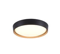 Lampe De Plafond LED Noire Naturel Dimmable Ø40 Cm 3000 K