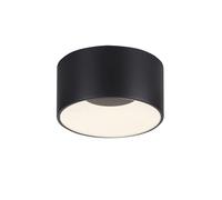 Lampe De Plafond LED Noire Ronde Ø 16 Cm Petite Chaude 3000 K Spot Plafonnier