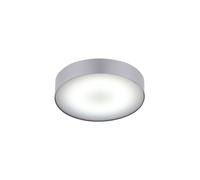 Lampe De Plafond LED Ronde Ø 40,5 Cm H: 9 Cm Plat Argent 4000K 2200Lm