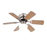Lampe de plafond LED Ventilateur Ventilateur Refroidisseur Interrupteur à tirette Éclairage Droite-Gauche 3 vitesses Bois Salon Chambre à coucher Salle à manger Cuisine