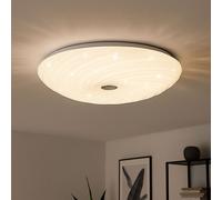 Plafonnier effet étoile Lumière du jour blanc LED Plafonnier Salon, CCT, 45W 5300Lm blanc chaud-froid, DxH 57,5x9,5 cm