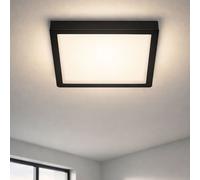 Lampe De Plafond Panneau À Poser Lampe De Salle À Manger Noire 1 Flamme LED