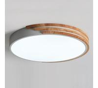 Lampe de Plafond Plafonnier LED Ultra-Mince à Intensité Variable Tricolore Panneau Lumineux Plat Chinois pour Salon Couloir Maison Bureau Porche (Blanc) Éclairage de Plafond