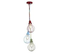 Lampe De Plafond Pour Enfant Réglable Rouge Bleu Vert E27 Métal Suspension