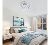 Lampe De Plafond Rondelle Mobile 3 Flammes D 30 Cm